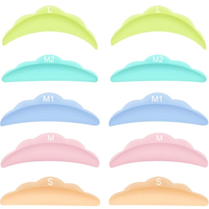 Lash-Lifting Silikon Pads • Je 1 x Größe S/M/M1/M2/L